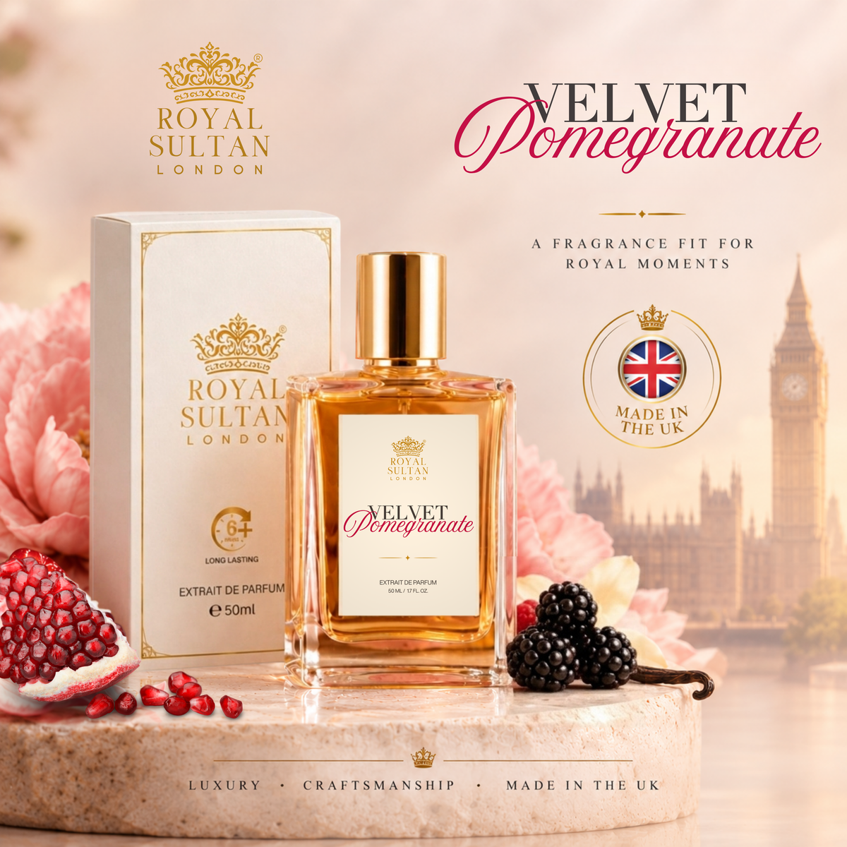 Velvet Pomegranate – Extrait de Parfum