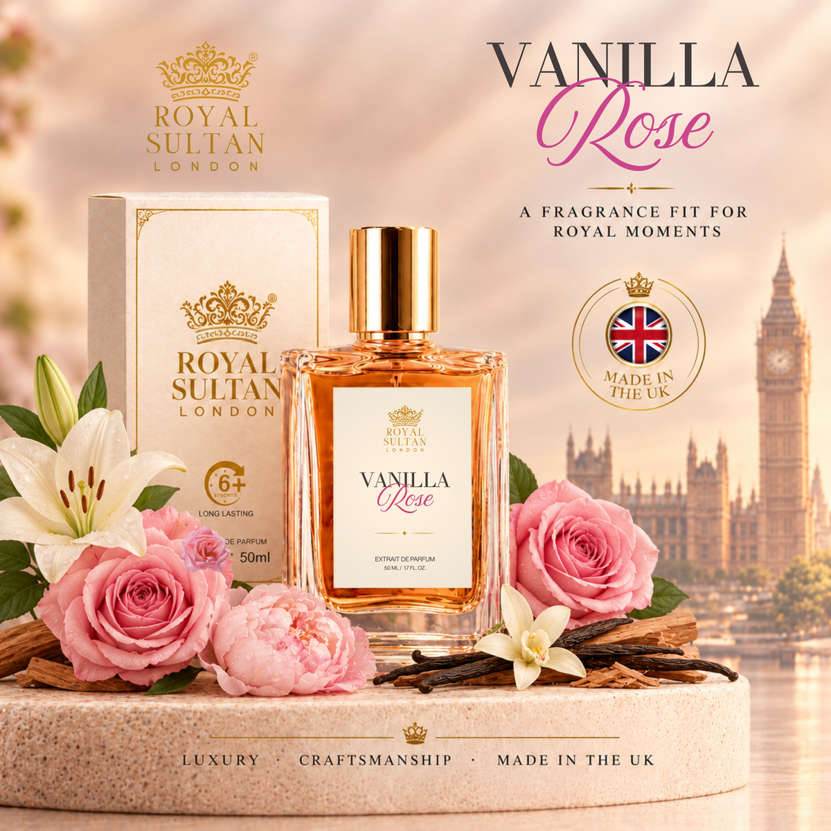 Vanilla Rose – Extrait de Parfum