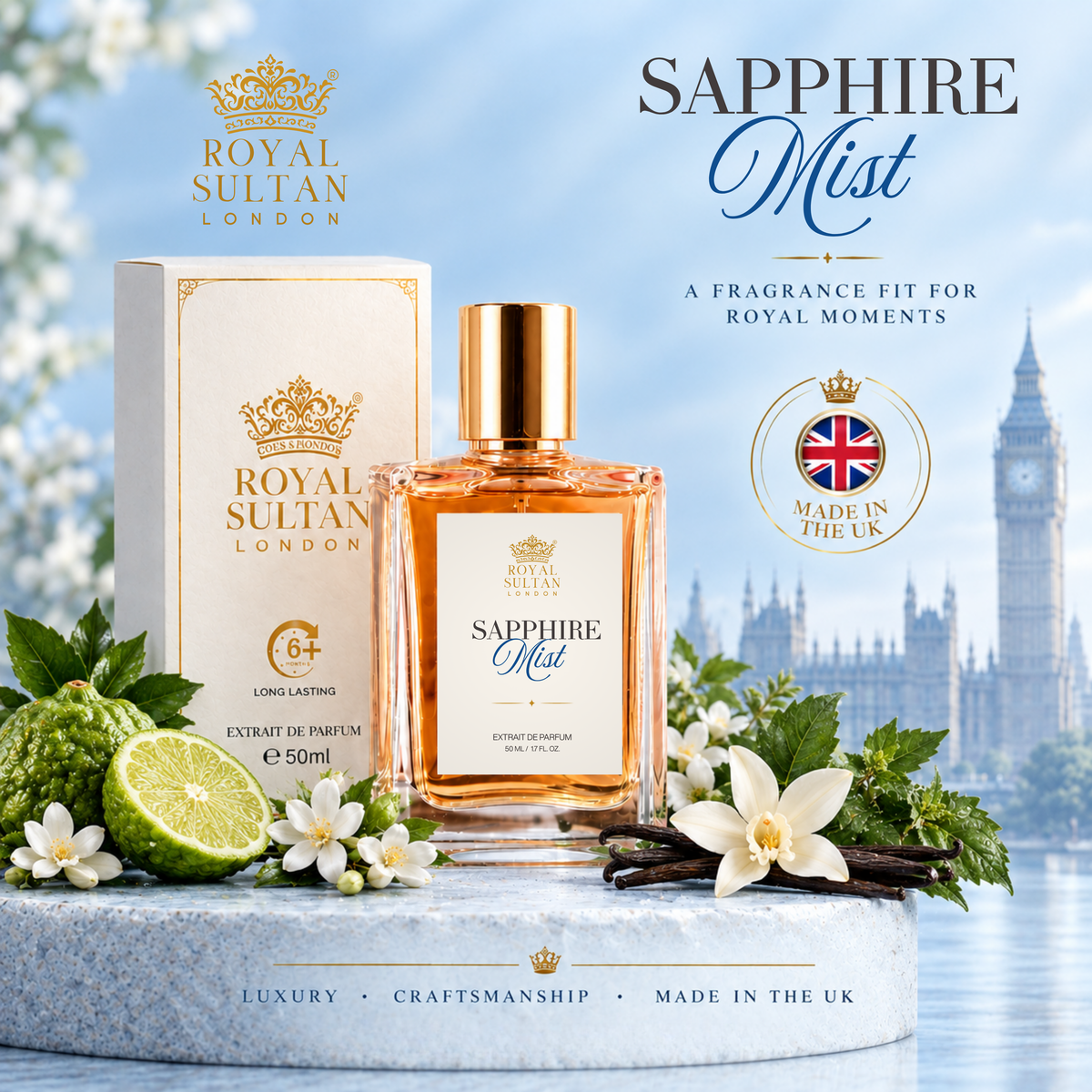 Saphire Mist – Extrait de Parfum