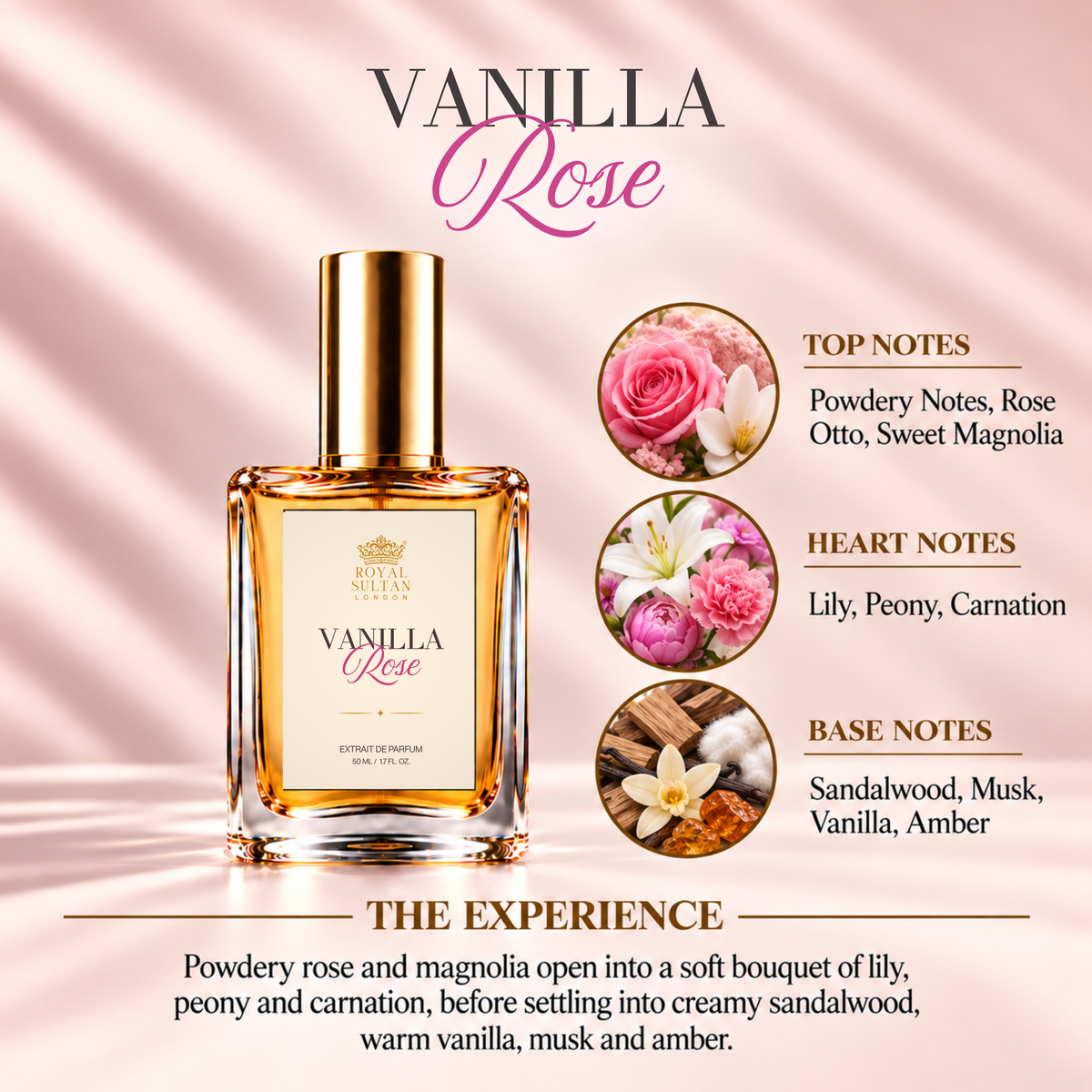 Vanilla Rose – Extrait de Parfum
