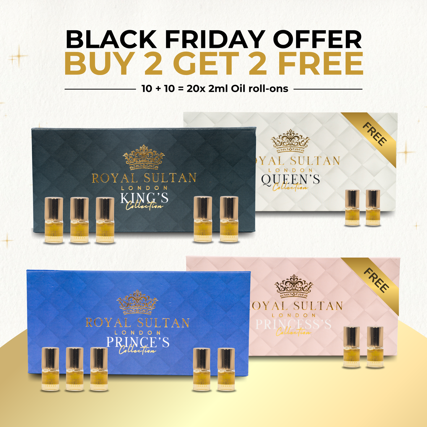 The Royal Discovery Set - (2ml Oil Roll-Ons) - BUY 1 GET 1 FREE